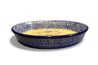 298 Bunzlau Ovale Ovenschaal 28x20cm 163X Ovale Schalen